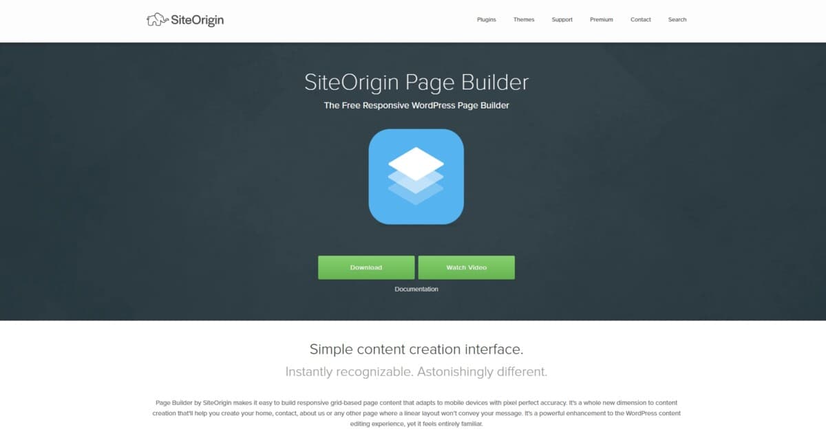 SiteOrigin Page Builder